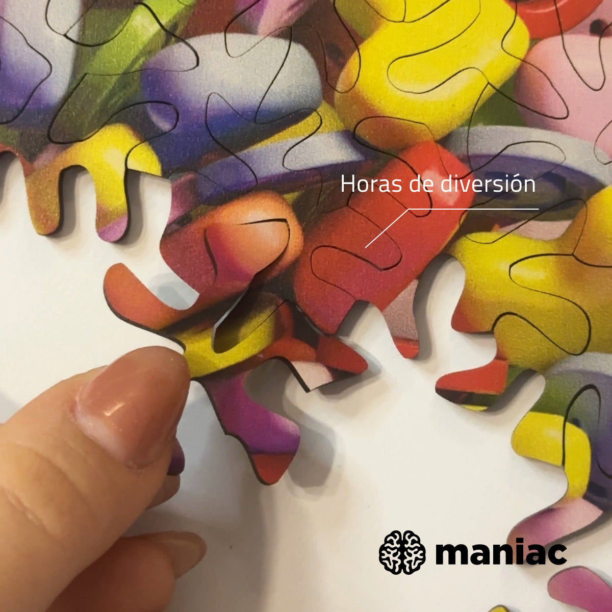 Puzzle Caramelos: Explosión de color y diversión en cada pieza - Maniac Puzzles