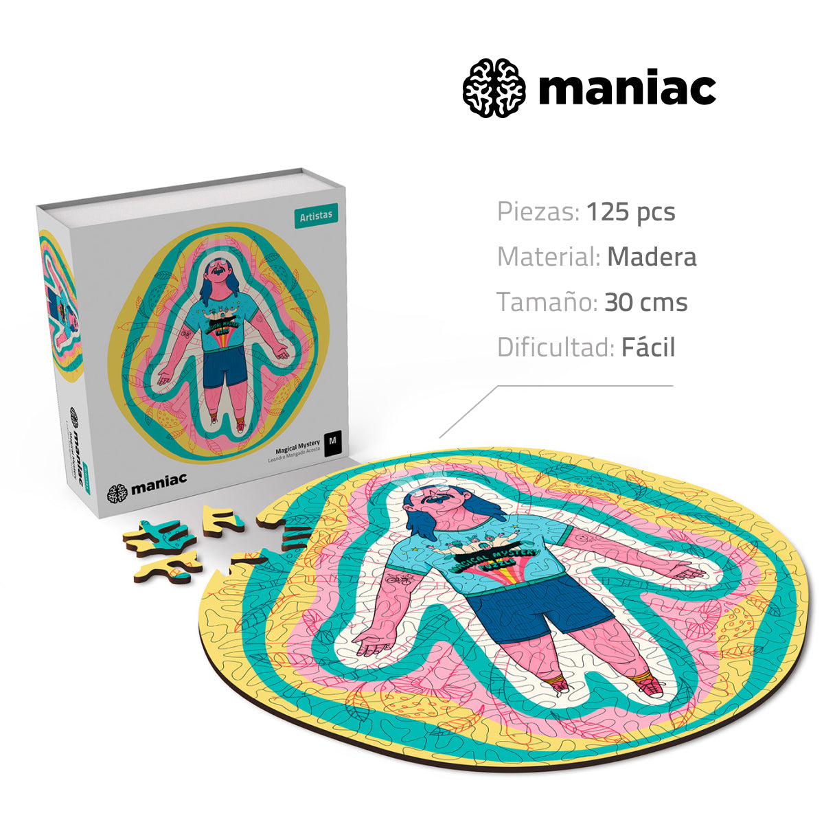 Puzzle Magical Mystery: Sumérgete en un mundo de color y fantasía psicodélica - Maniac Puzzles