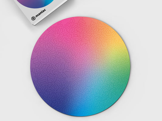 Puzzle Gradient: Relájate armando un degradado de colores vibrantes - Maniac Puzzles