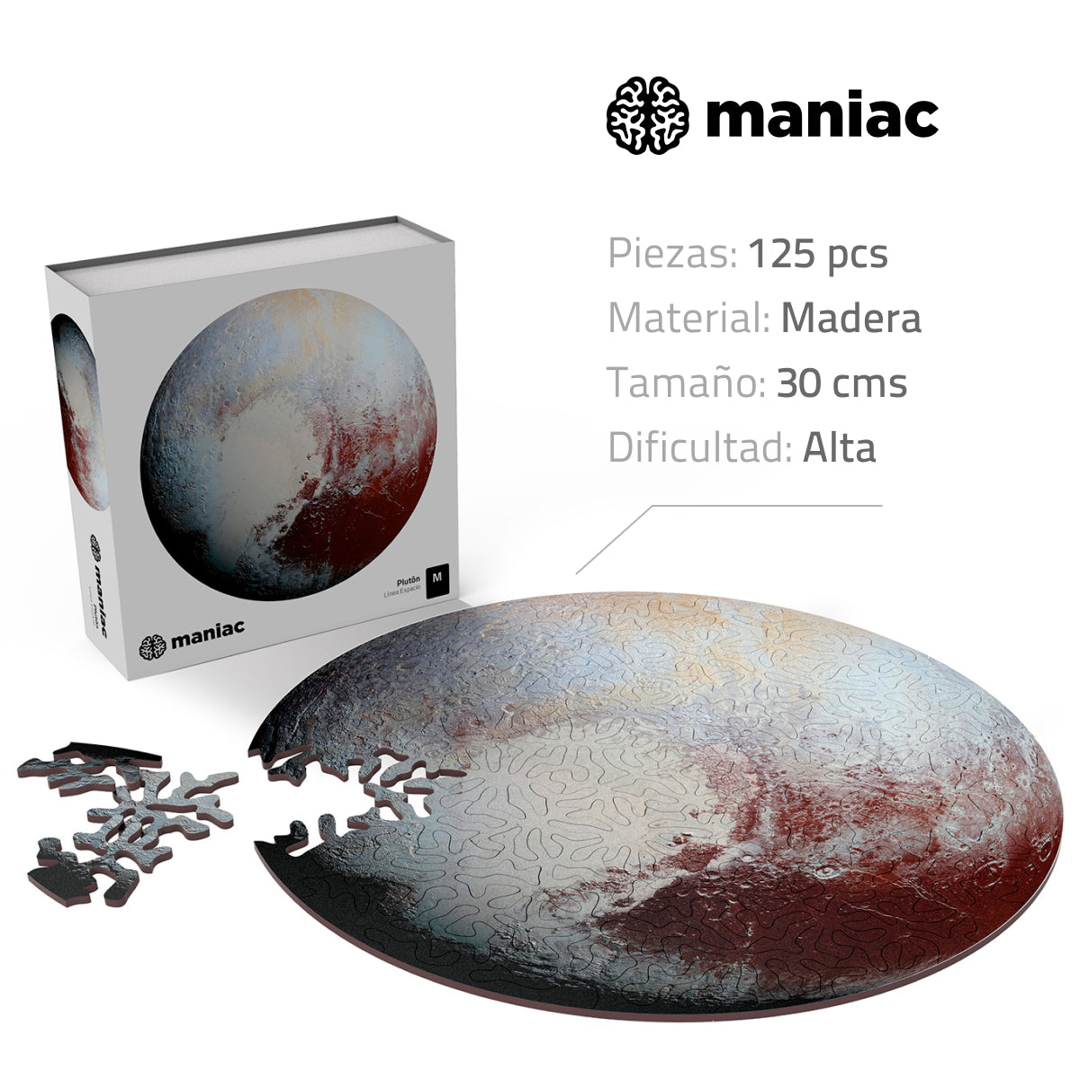 Puzzle Plutón: El enigma helado del sistema solar en tus manos - Maniac Puzzles